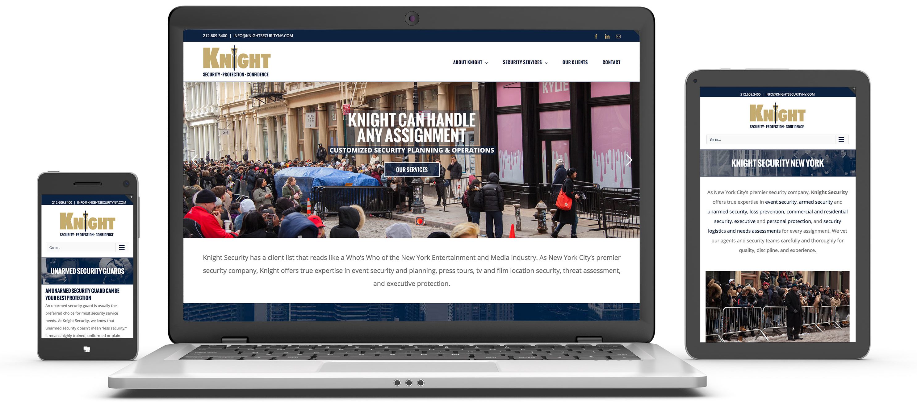 Knight Security New York Web Design – pondSoup Knight Security New York Web Design - pondSoup