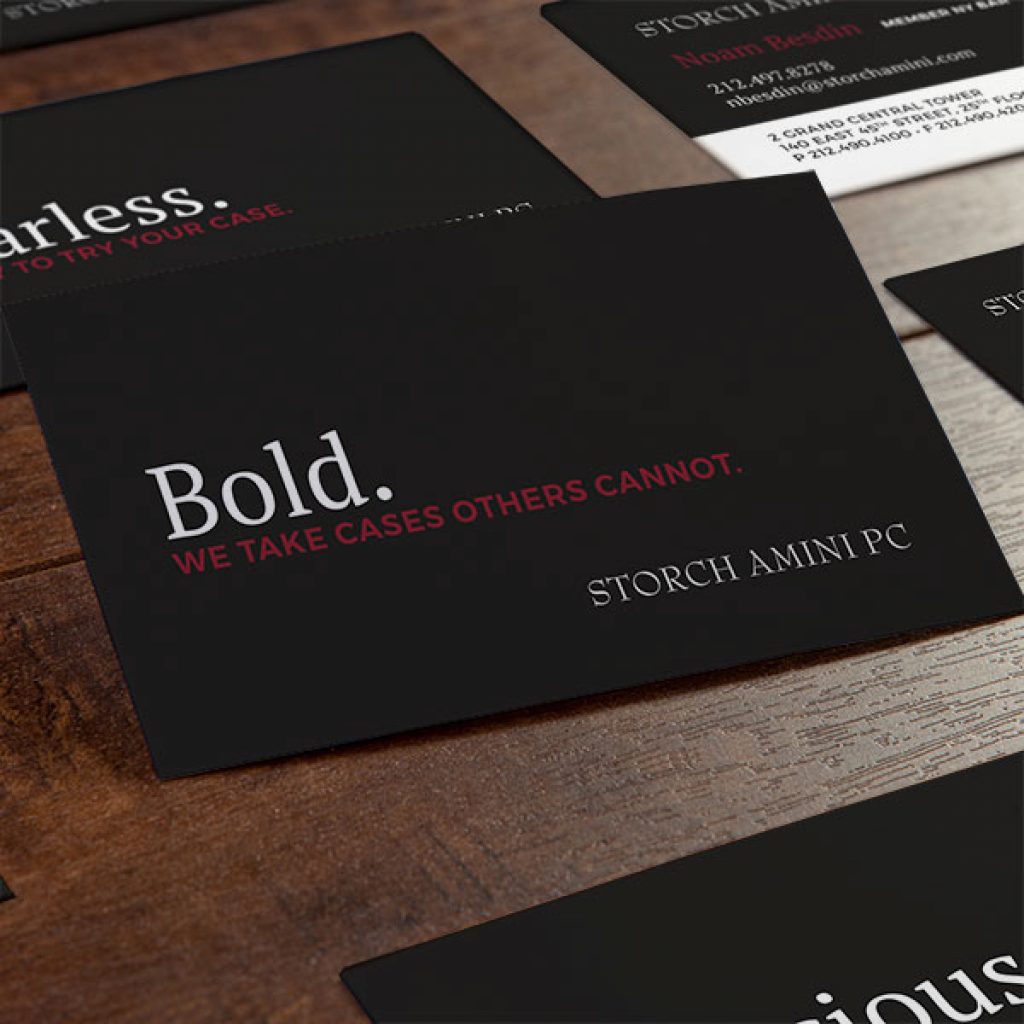 Storch Amini PC - Website Design & Business Card Design