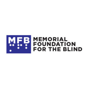 Memorial foundation for the blind nonprofit logo design