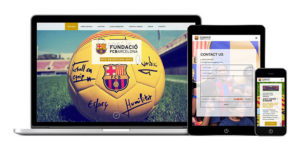 Fundacio FC Barcelona Web Site Design and Development