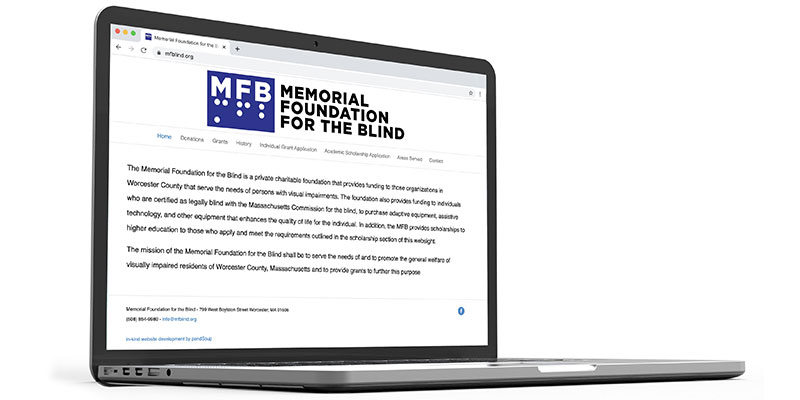 ADA Website Compliance Services for Memorial Foundation for the Blind