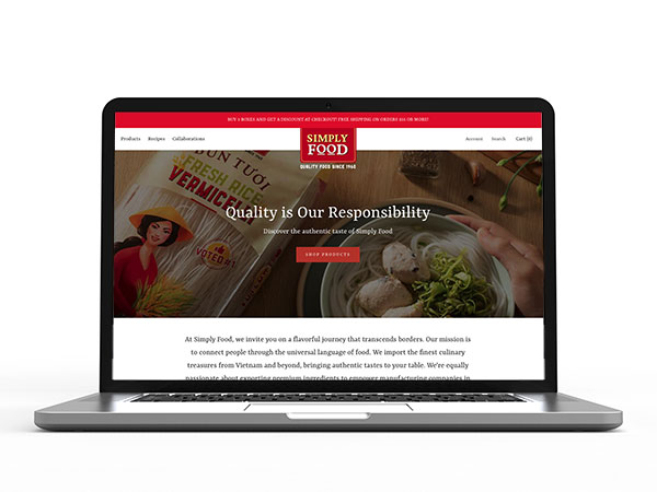 Simply Food website made ADA compliant by pondsoup